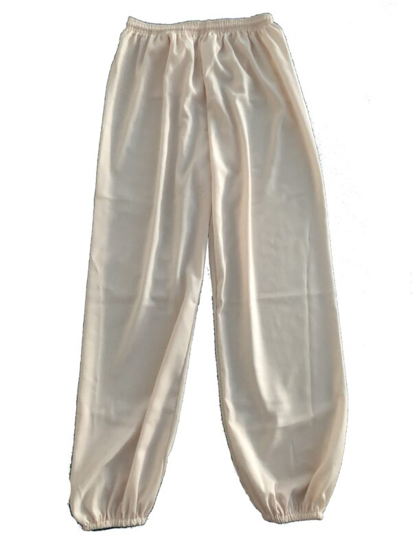 Cream Linen Tai Chi Pants
