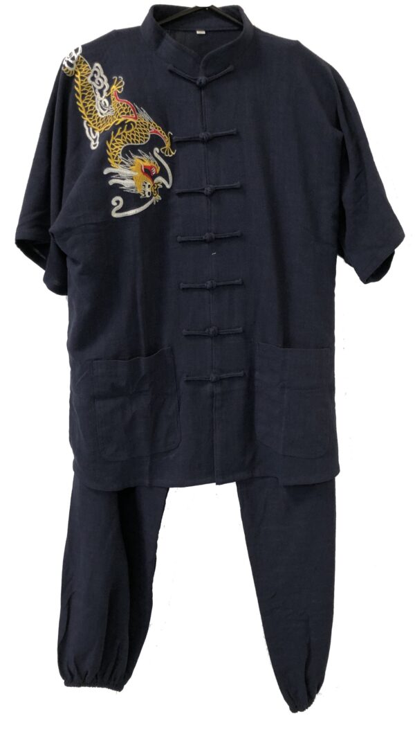 Dark Blue Dragon Suit
