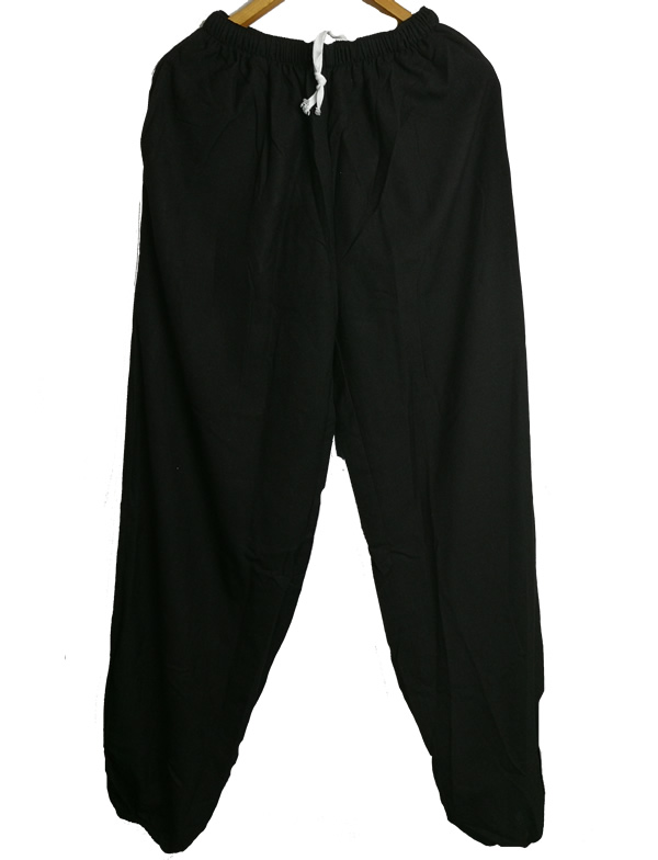 Linen Tai Chi Pants - Navy Blue - Tai Chi Link