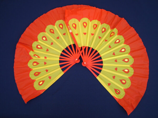 Double Peacock Fans - Pair