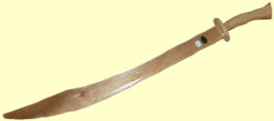 Wooden BROAD Sword - Tai Chi Sword - 28" - DM
